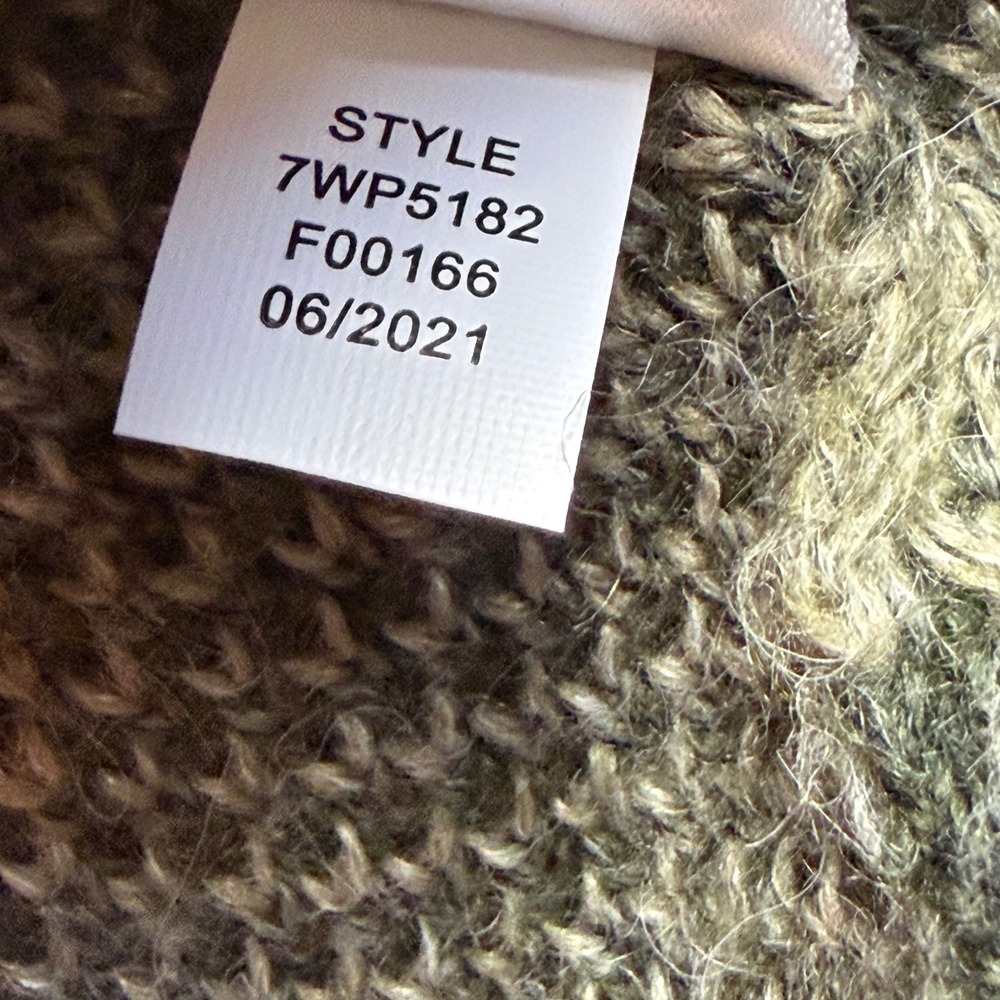Lucky Brand Womens Camo Cardigan Sweater Button Front Longline Small Teacher - Picture 9 of 11